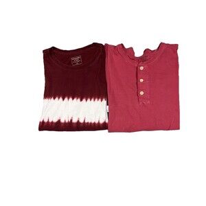 Abercrombie & Fitch Men’s XXL Tees,Henley Shorts Sleeves  Garment Dyed Lot 2